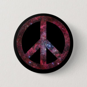 Peace for all the universe button