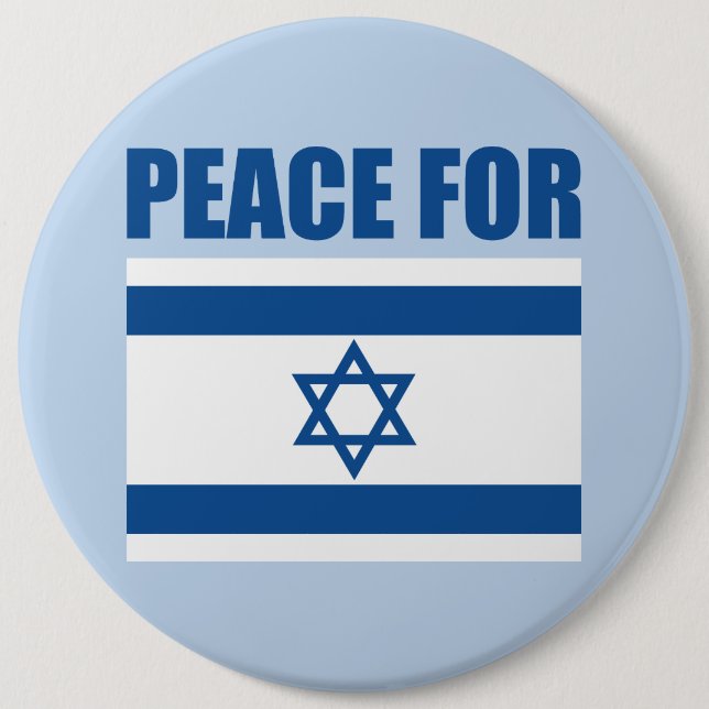 Peace for Israel Pinback Button (Front)