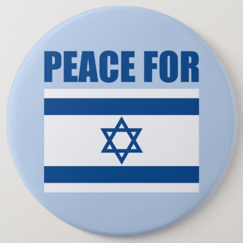 Peace for Israel Pinback Button