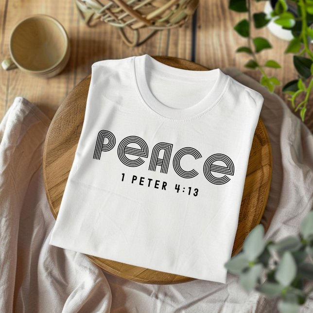 Peace for Men and Women Christian T-Shirt (Creator Uploaded)