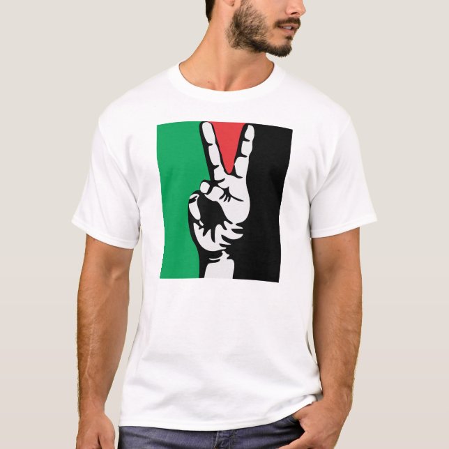 peace for palestine flag T-Shirt (Front)