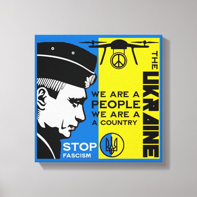 Peace For The Ukraine Canvas Print (Front)