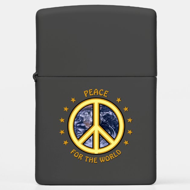 Peace for the World Zippo Lighter | Zazzle