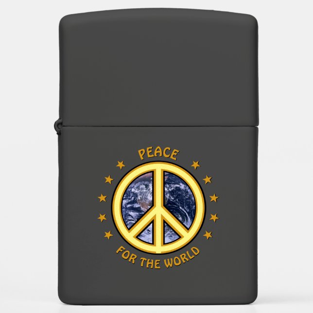 Peace for the World Zippo Lighter (Front)