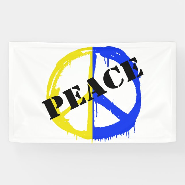 Peace for Ukraine Banner (Horizontal)