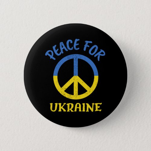 Peace For Ukraine Button
