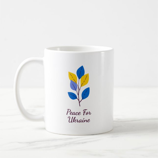 Peace For Ukraine - Coffee Mug (Left)
