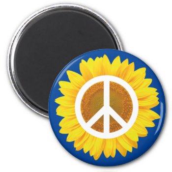 Peace For Ukraine Magnet by boblet at Zazzle