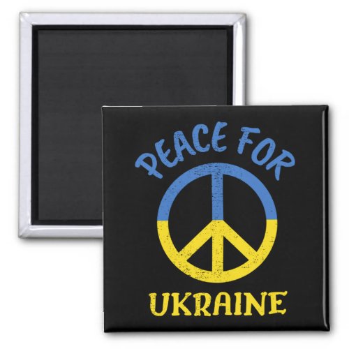 Peace For Ukraine Magnet