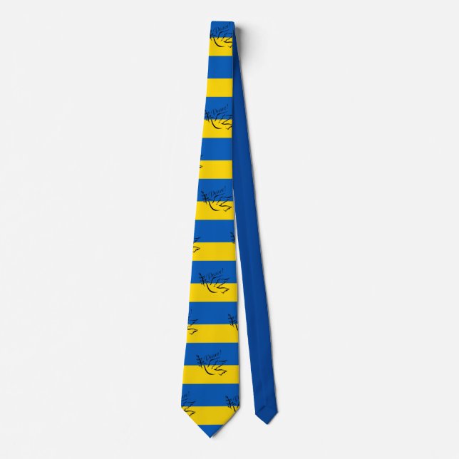 PEACE FOR UKRAINE! NECK TIE (Front)