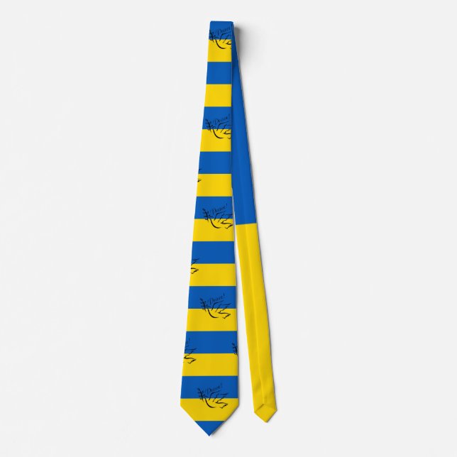 PEACE FOR UKRAINE! NECK TIE (Front)