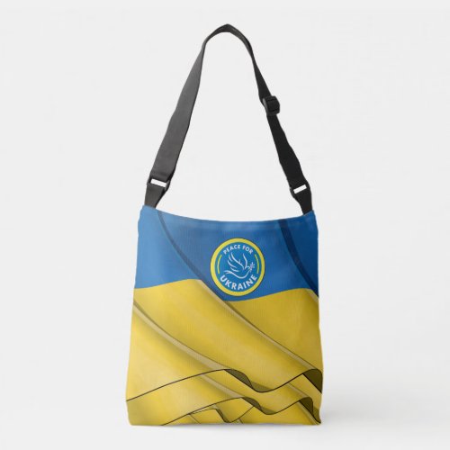 PEACE FOR UKRAINE _ no profit See Back Crossbody Bag