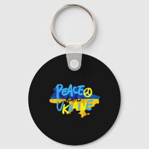 Peace For Ukraine Protect Ukraine Ukraine Support  Keychain