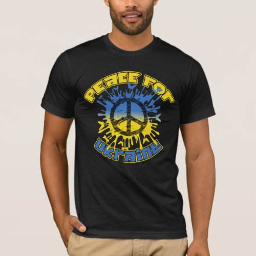 Peace for Ukraine Show Your Support for Ukraine T_ T_Shirt