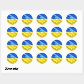 Peace For Ukraine Sticker Ukrainian Flag Freedom (Sheet)