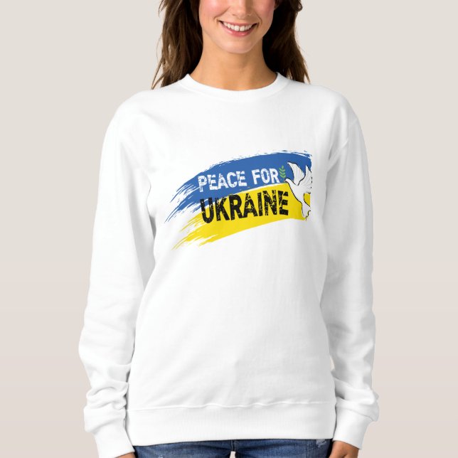 Peace for Ukraine  Sweatshirt (Front)