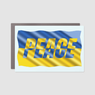 PEACE For Ukraine Ukrainian No War Stop War Car Magnet