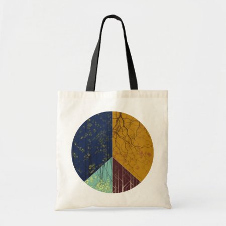 Peace Forest Tote Bag