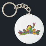 Peace Frog Keychain<br><div class="desc">Keychain Template</div>