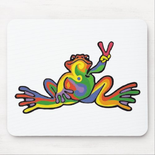 Peace Frog Mouse Pad