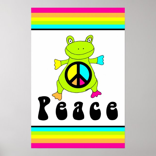 Peace Frog Poster (Front)
