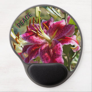 PEACE gifts Holidays mousepads Lily Flowers custom