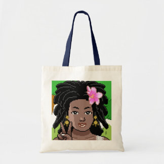 Peace Girl Tote Bag