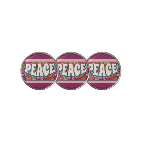 Peace Golf Ball Marker