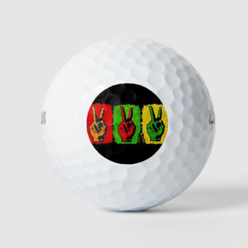 Peace Golf Balls