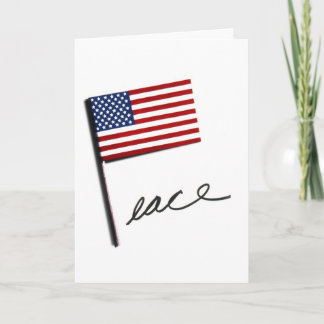 "Peace" Greeting Card