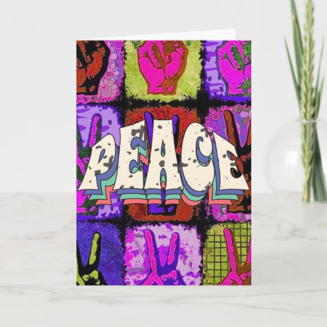 Peace Greeting Card (Front)