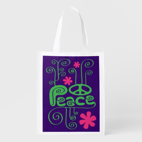Peace Grocery Bag