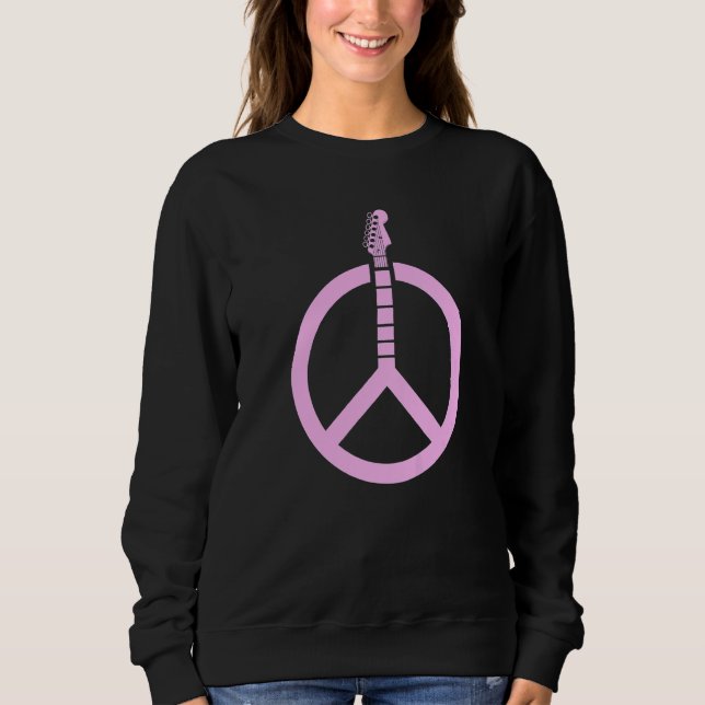 Peace Guitarist   Sweatshirt (Front)