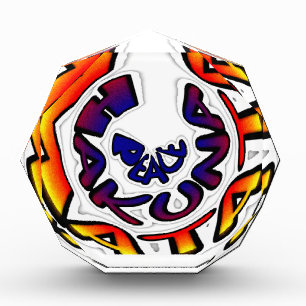 "Peace Hakuna Matata" Circular Art Print Acrylic Award