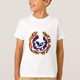 "Peace Hakuna Matata" Circular Art Print T-Shirt
