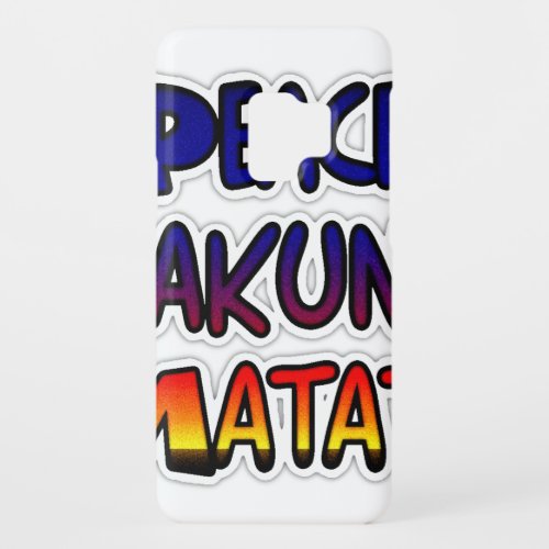 Peace Hakuna Matata Gifts Products Case_Mate Samsung Galaxy S9 Case