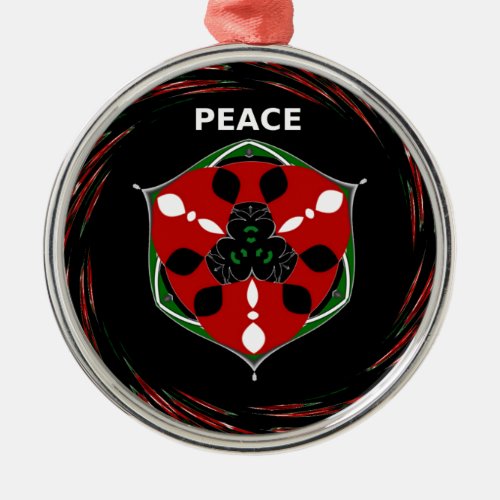Peace  Hakuna Matatapng Metal Ornament