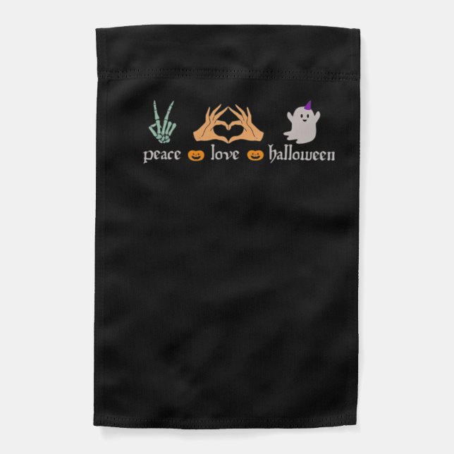 Peace Halloween Peace Sign Skeleton Witch's Hands  (Front)