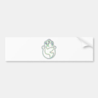 peace hamsah.jpg bumper sticker