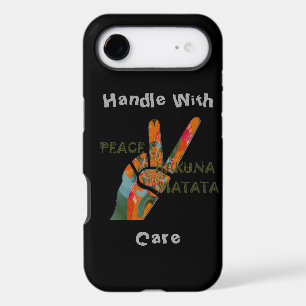Peace hand two fingers sign iPhone 17 air case