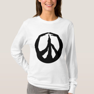 hand peace sign shirt