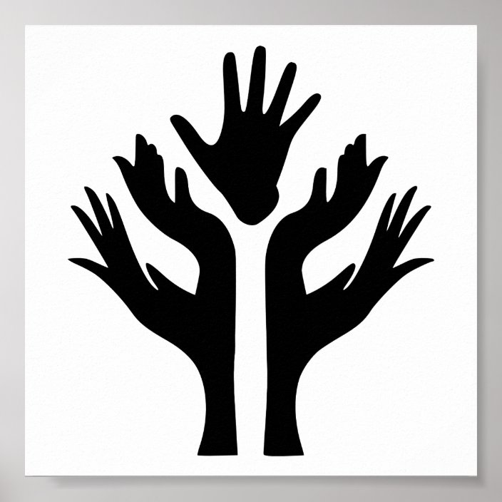 peace hands unity motivational icon logo symbol poster zazzle com peace hands unity motivational icon logo symbol poster zazzle com