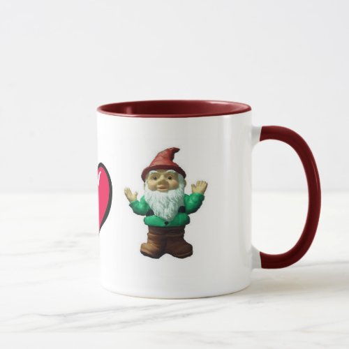 Peace Heart Gnome by FreeWitch Ringer Mug