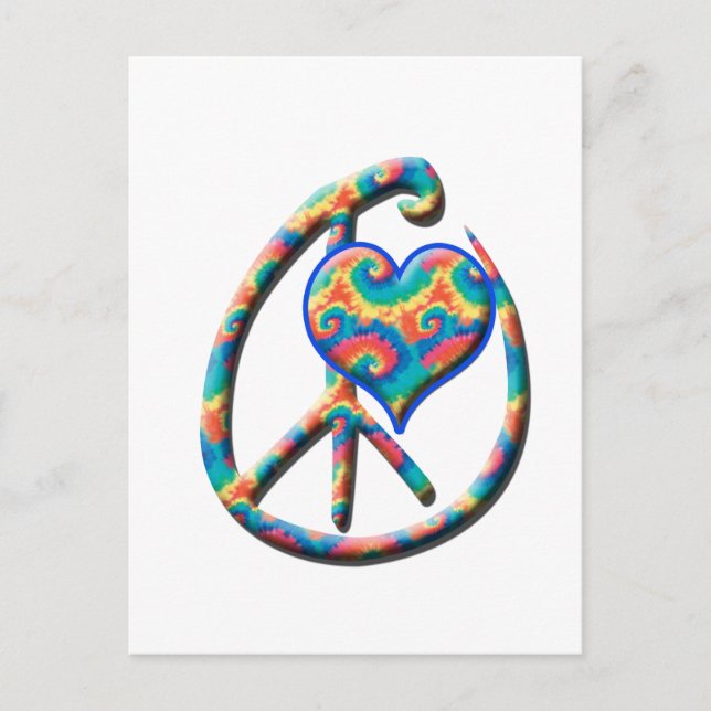 Peace Heart Postcard (Front)