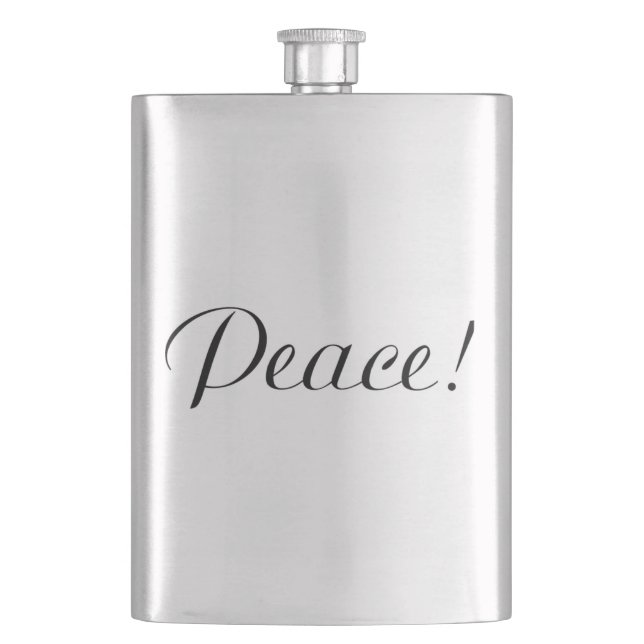 PEACE HIP FLASK (Front)