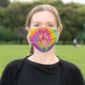 Peace Hippie Chic Face Mask (Outside)