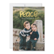 Peace | Holiday Photo Card