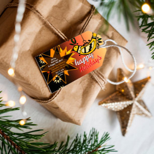 Peace Holidays Stars Greetings Gift Tags