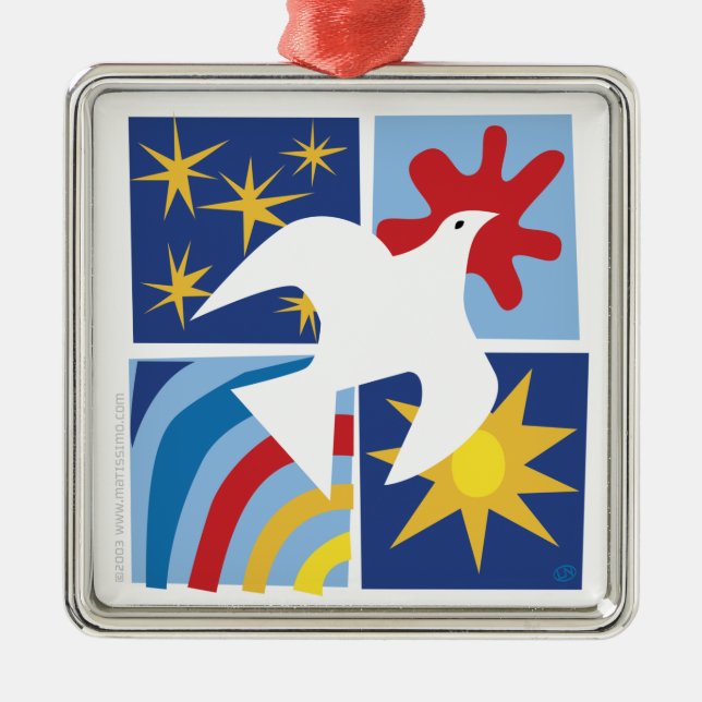 Peace Hope Joy Love Ornament (Front)