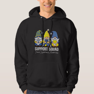 Peace hope Love gnomes support Down Syndrome Aware Hoodie